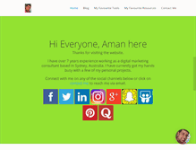 Tablet Screenshot of amantalwar.com